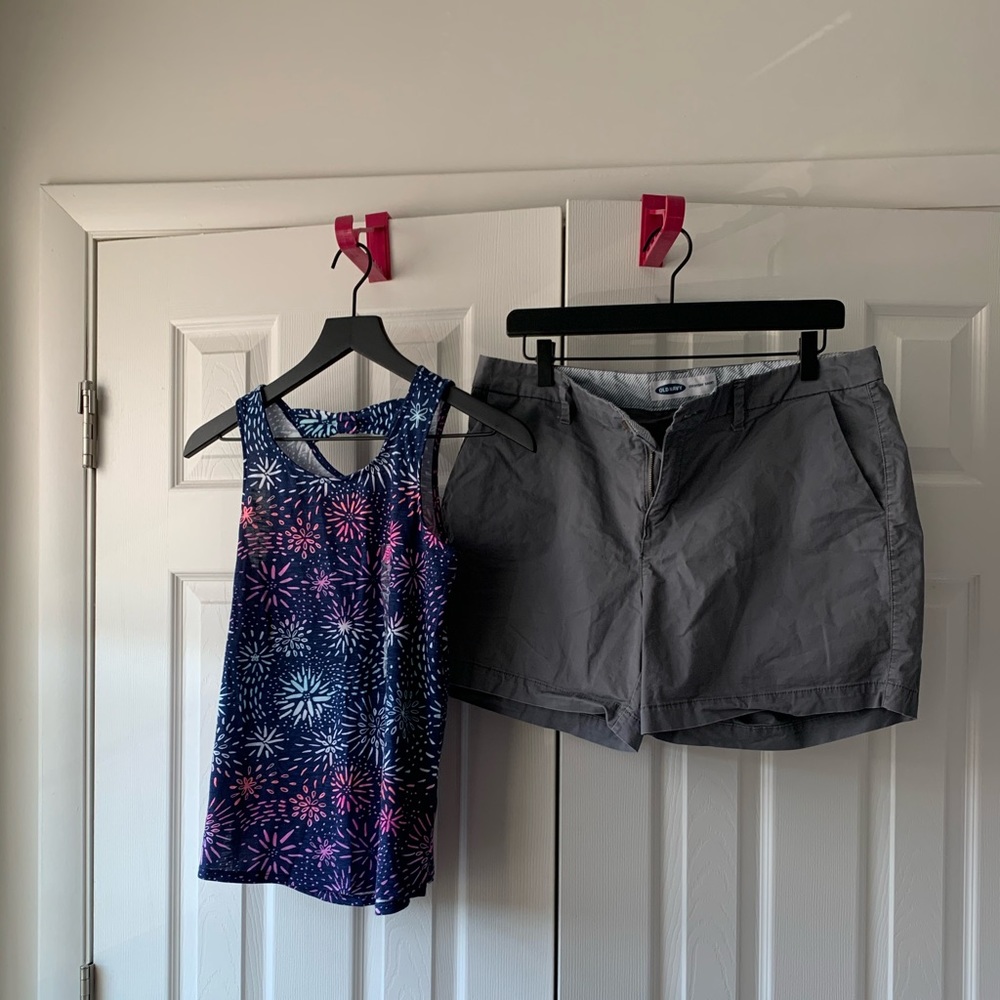 Women’s Tank size 14 & shorts size 12, 2 for 15